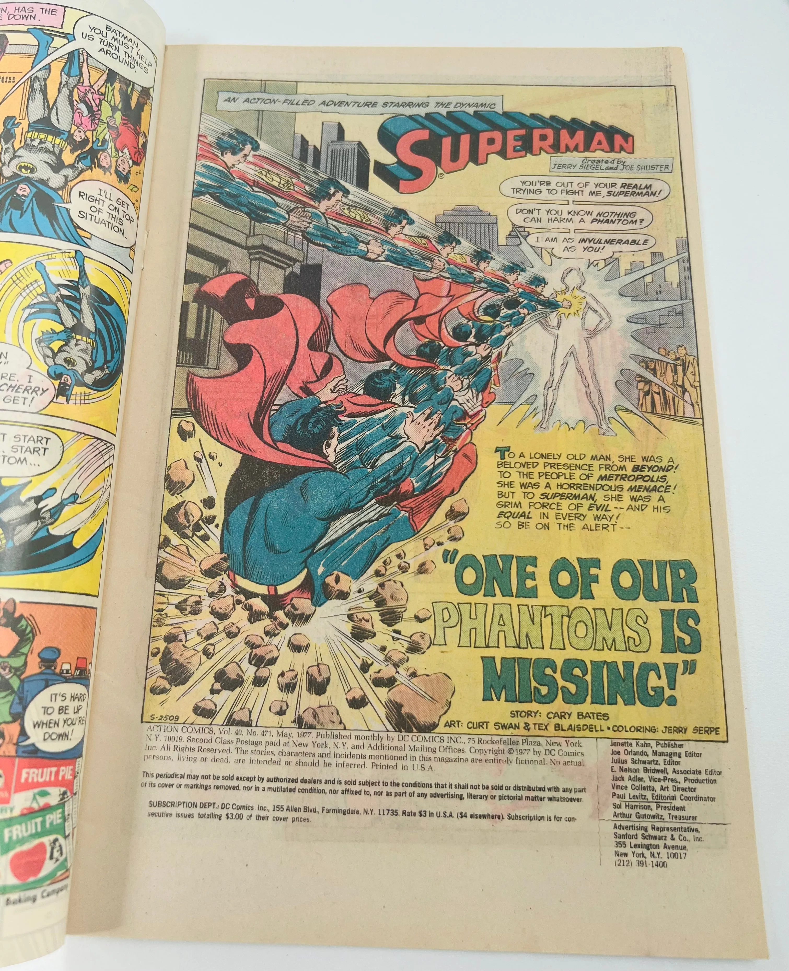 DC - Action Comics Issue 471 Superman Bronze Age Comic (1977)