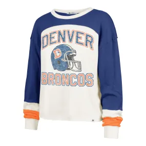 DENVER BRONCOS HISTORIC GRIDIRON CURVE '47 TONI LONG SLEEVE TEE WOMENS