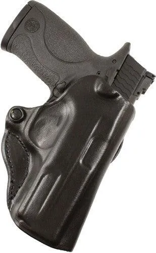 Desantis Mini Scabbard Holster - Rh Owb Leather Glk 2627 Black