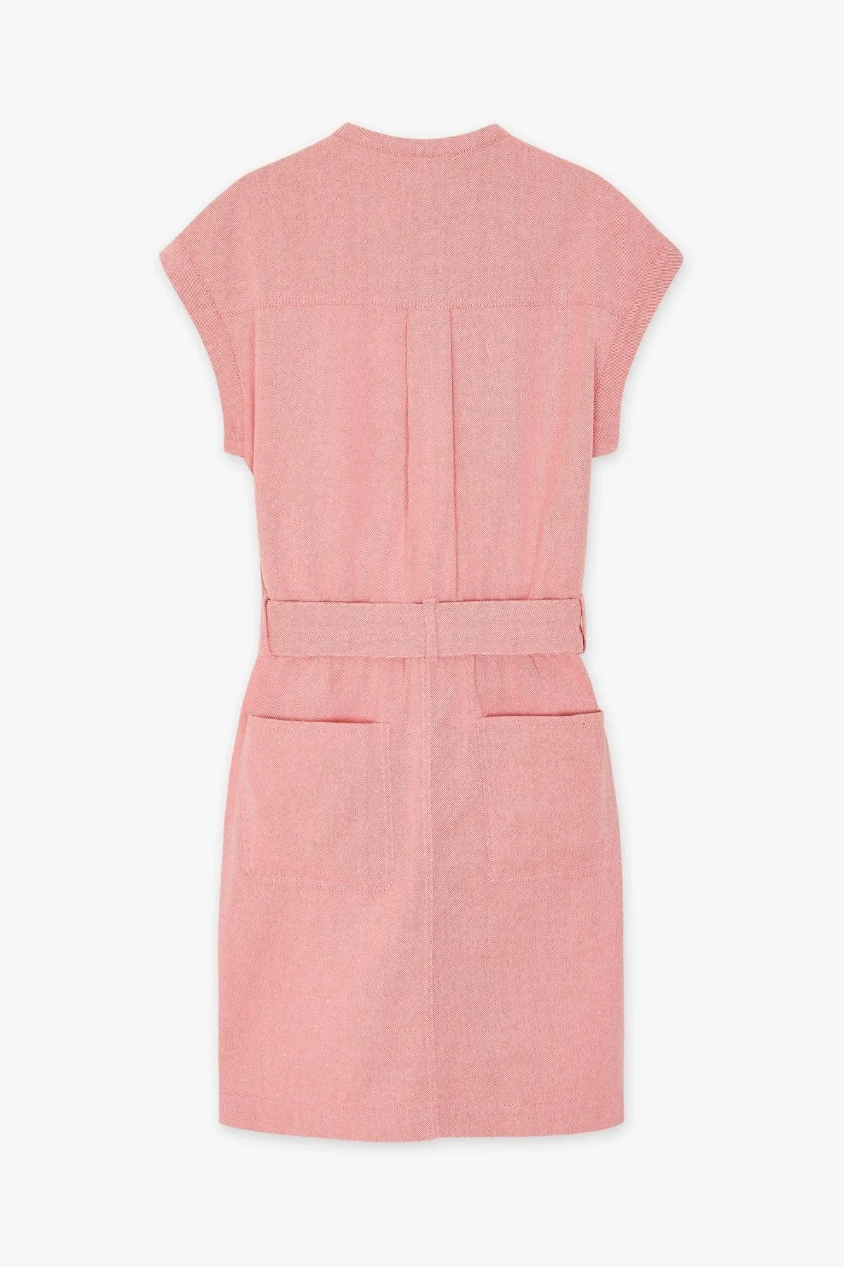 Dive Pink Mini Denim Dress