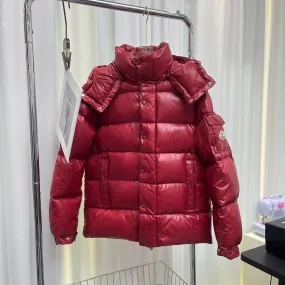 Down Jacket Red & Double Logo Arm