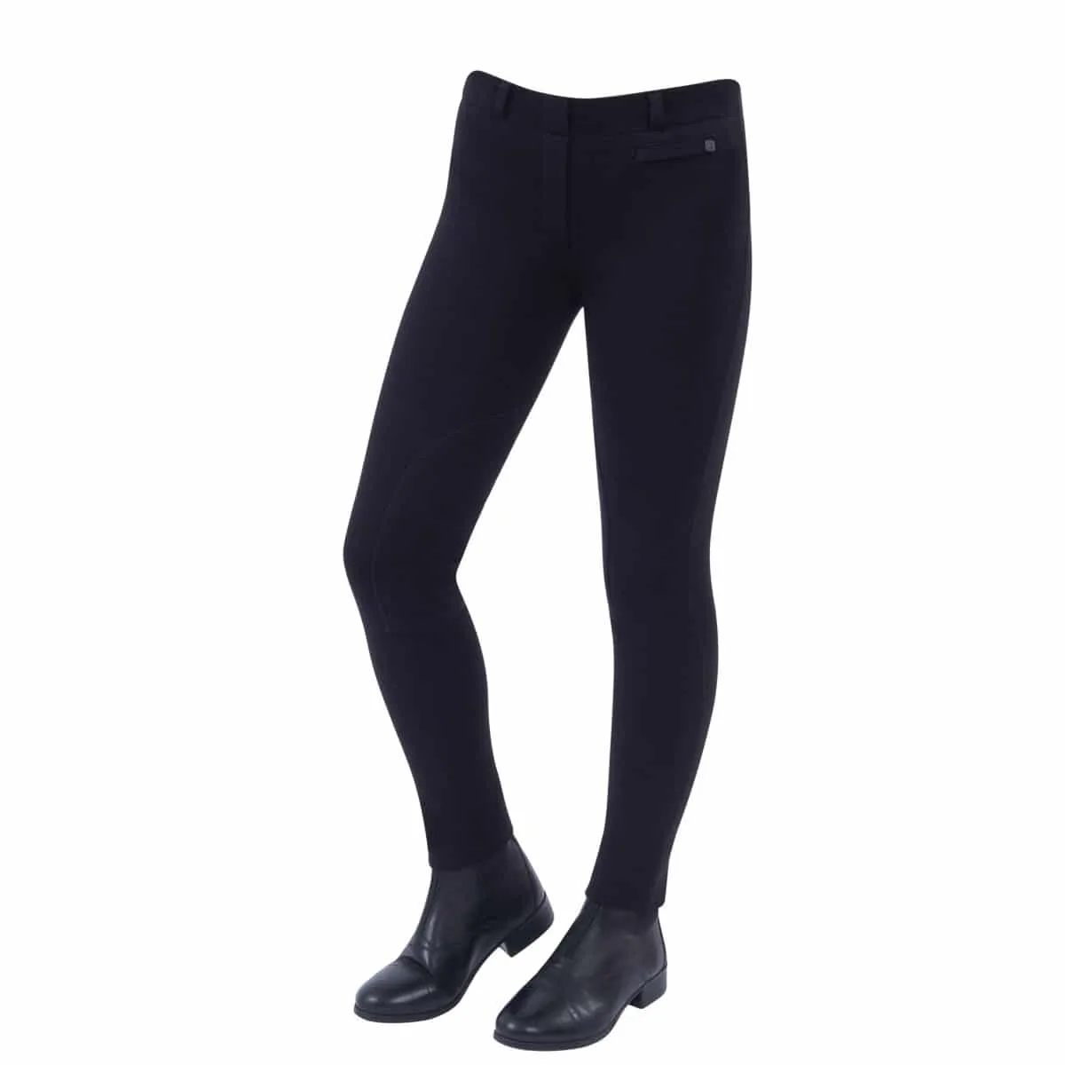 Dublin Childs Supa-Fit Pull On Jodhpurs Black | Ingatestone Saddlery