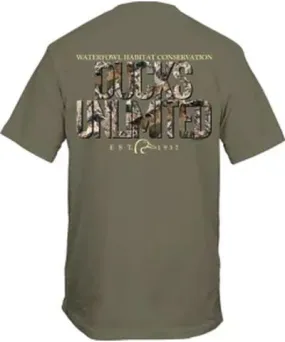 Ducks Unlimited Men's Short Sleeve Camo Graphic T-Shirt