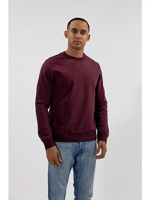 Easy Mondays Crew Neck Sweatshirt In Plum