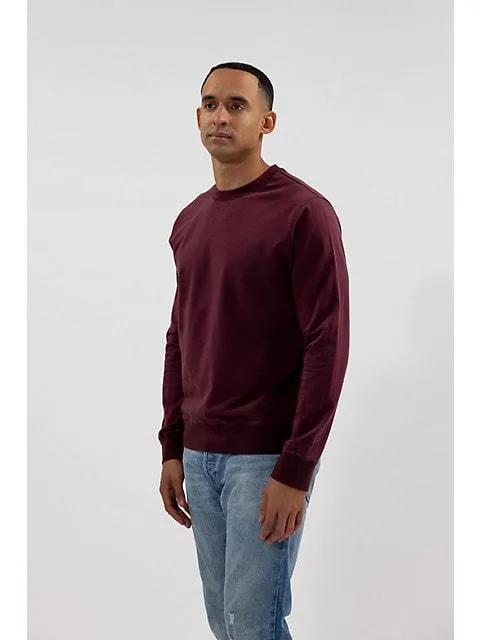 Easy Mondays Crew Neck Sweatshirt In Plum