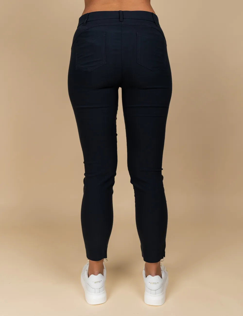 Elena Mirò - Pantaloni skinny power stretch in viscosa blu