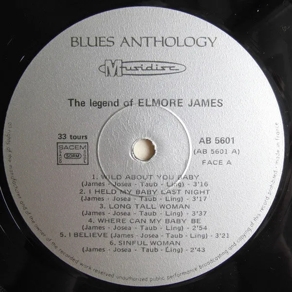 Elmore James ~ The Legend Of Elmore James