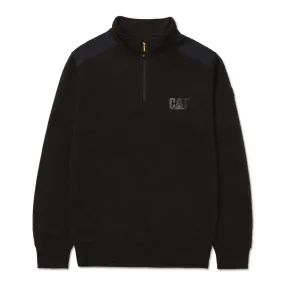 Essential 1/4 Zip Sweatshirt  Black