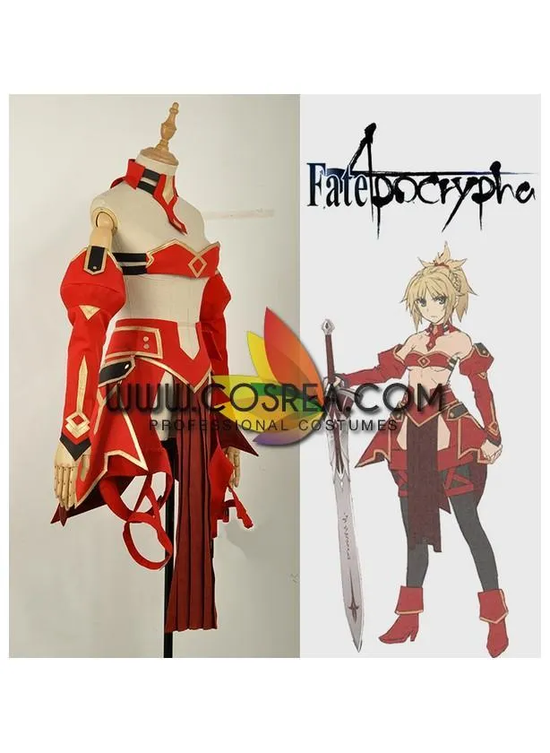 Fate Saber of Red Cosplay Costume