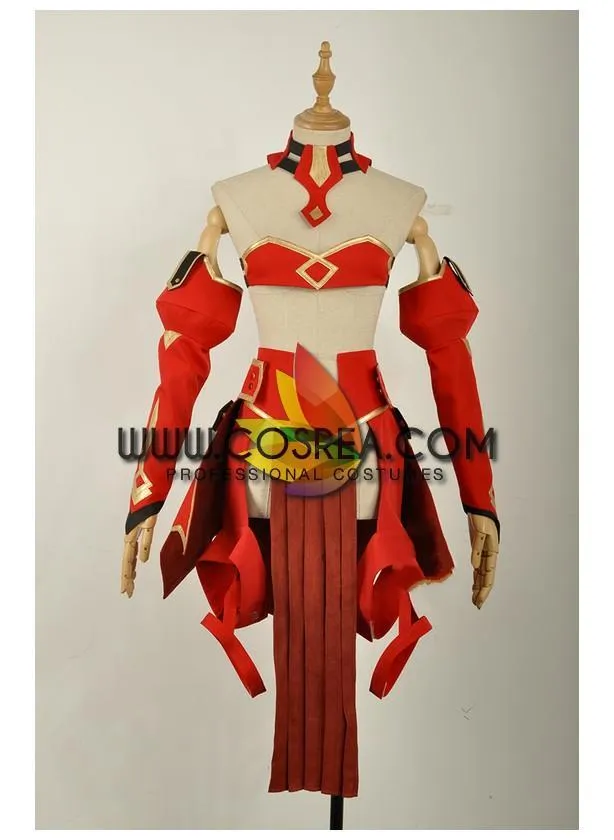 Fate Saber of Red Cosplay Costume