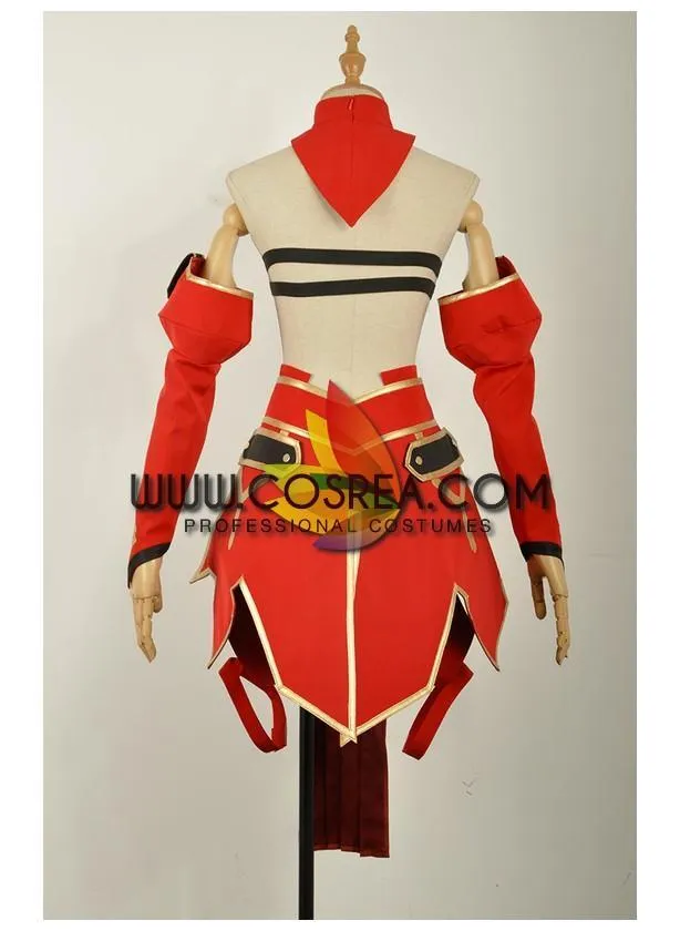 Fate Saber of Red Cosplay Costume