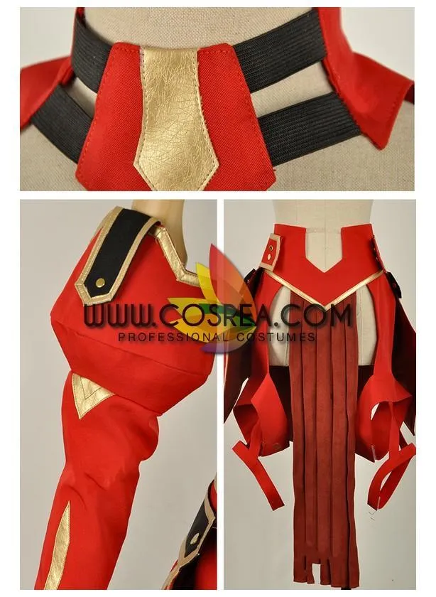 Fate Saber of Red Cosplay Costume