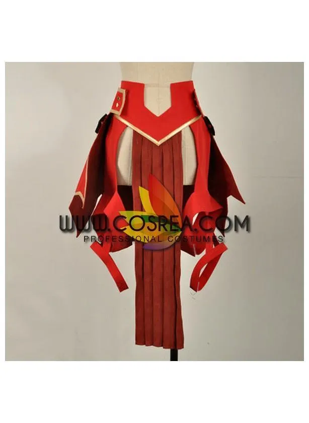 Fate Saber of Red Cosplay Costume