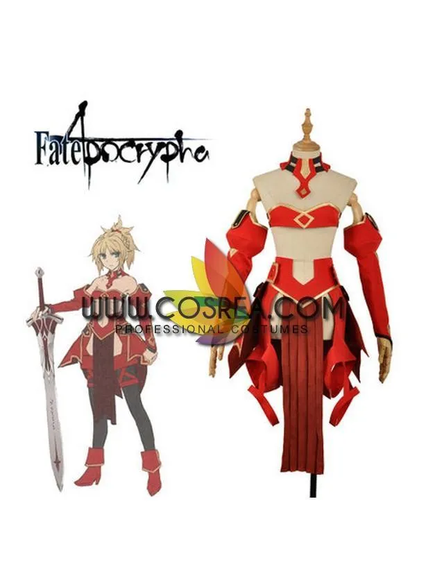 Fate Saber of Red Cosplay Costume