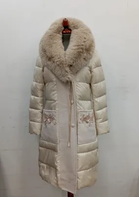 Feel Giaccone Impermeabile con Collo in Eco Pelliccia