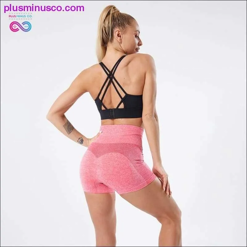 Fitness Shorts Push Up Pink Shorts Slim High Waist Bottom