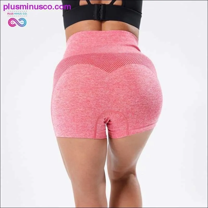 Fitness Shorts Push Up Pink Shorts Slim High Waist Bottom