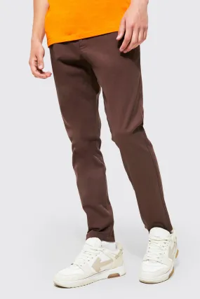 Fixed Waist Skinny Fit Chino Trouser | boohooMAN UK