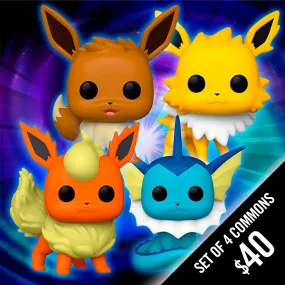 Funko Pop! Pokemon - Wave 4 - (Set of 4 Commons)