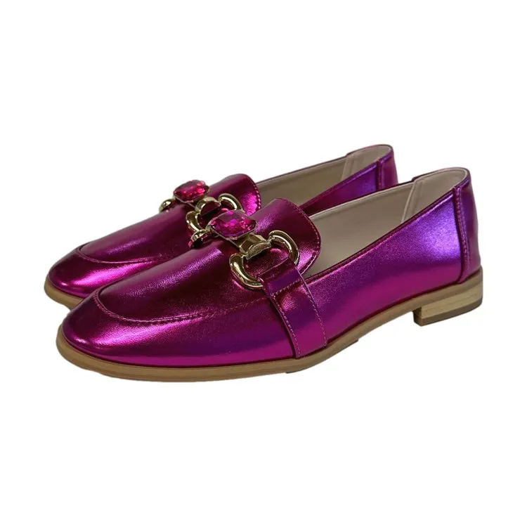 Gattinoni Linea Roma Clare PENCL1441WLL601 Scarpe Donna Mocassini Fuchsia