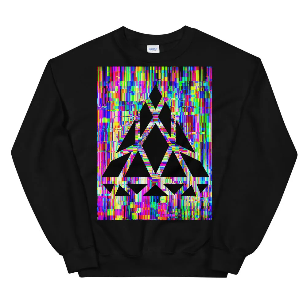 GEM GLITCH GRAPHIC SWEATSHIRT