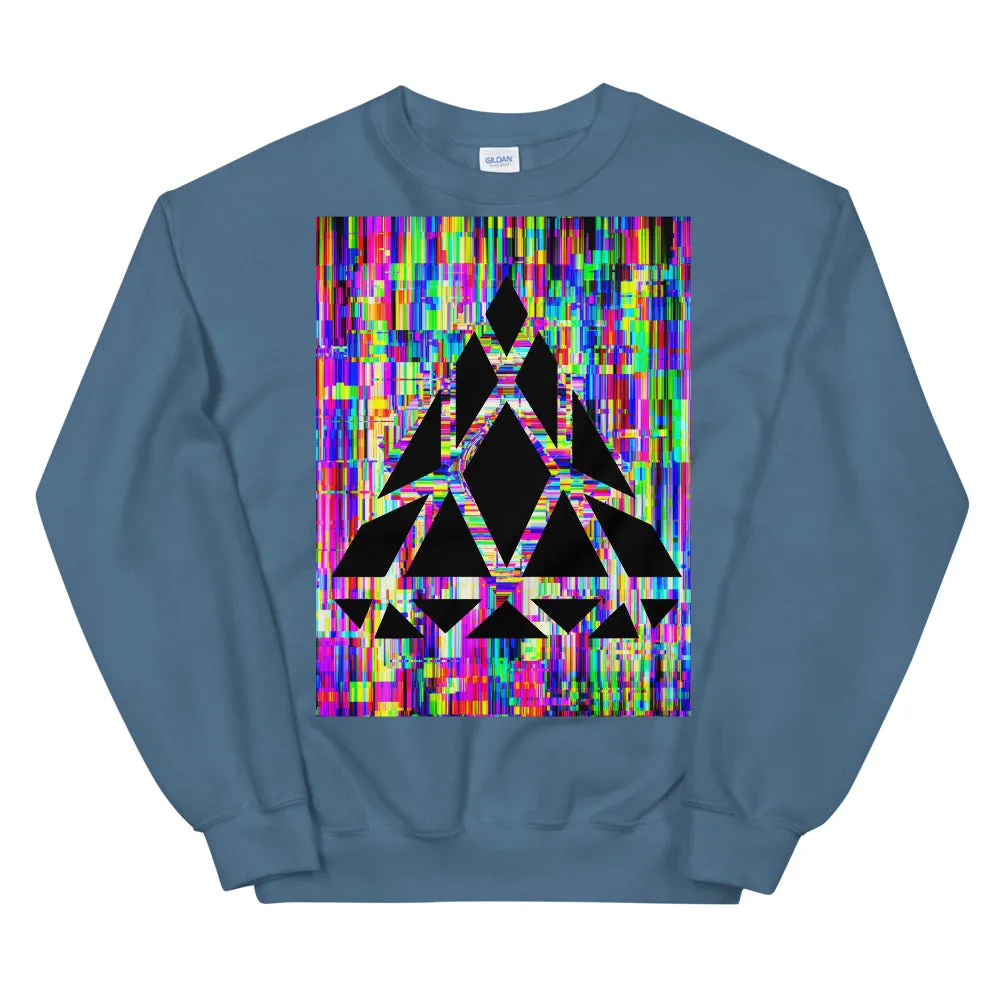 GEM GLITCH GRAPHIC SWEATSHIRT