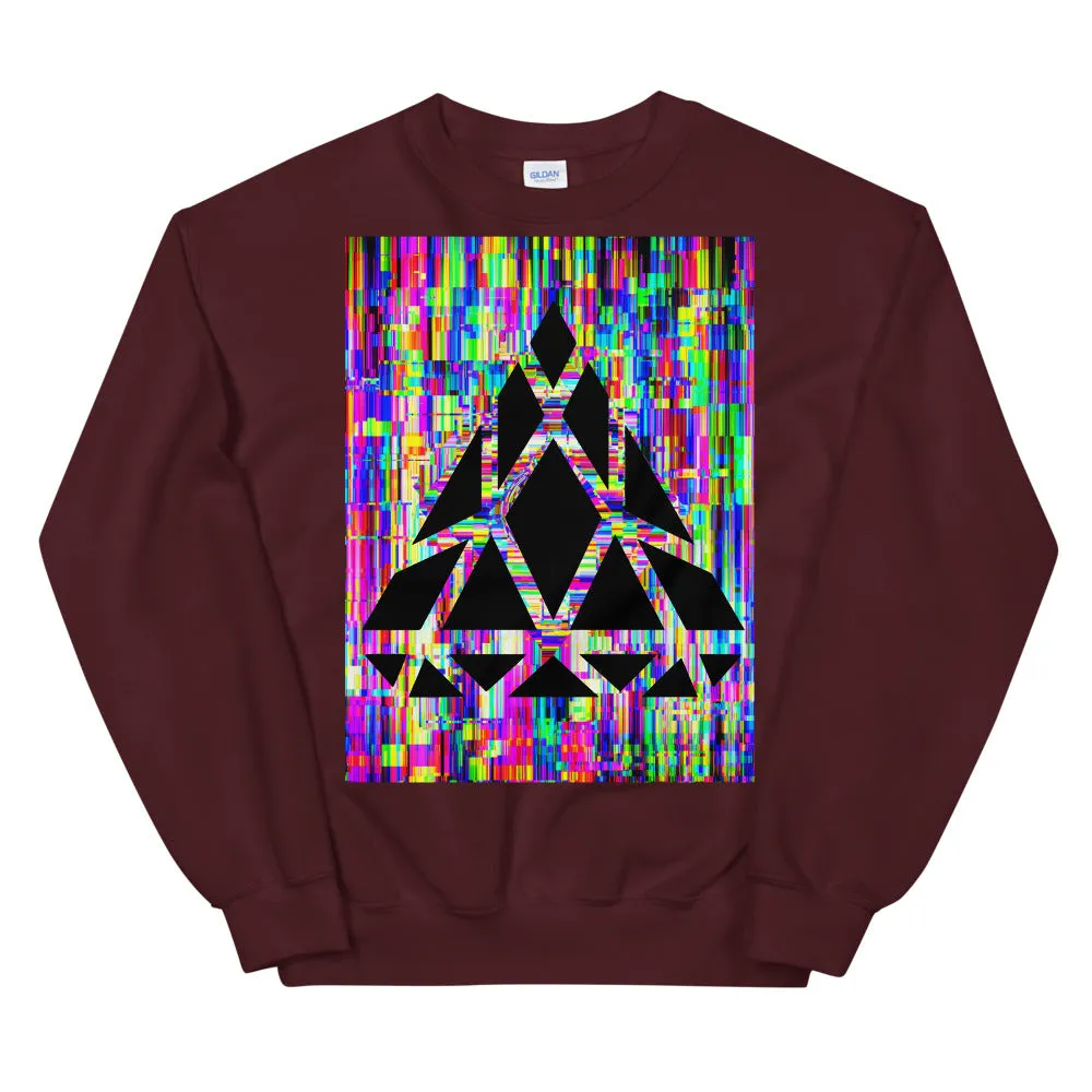 GEM GLITCH GRAPHIC SWEATSHIRT