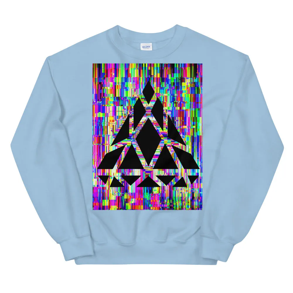 GEM GLITCH GRAPHIC SWEATSHIRT