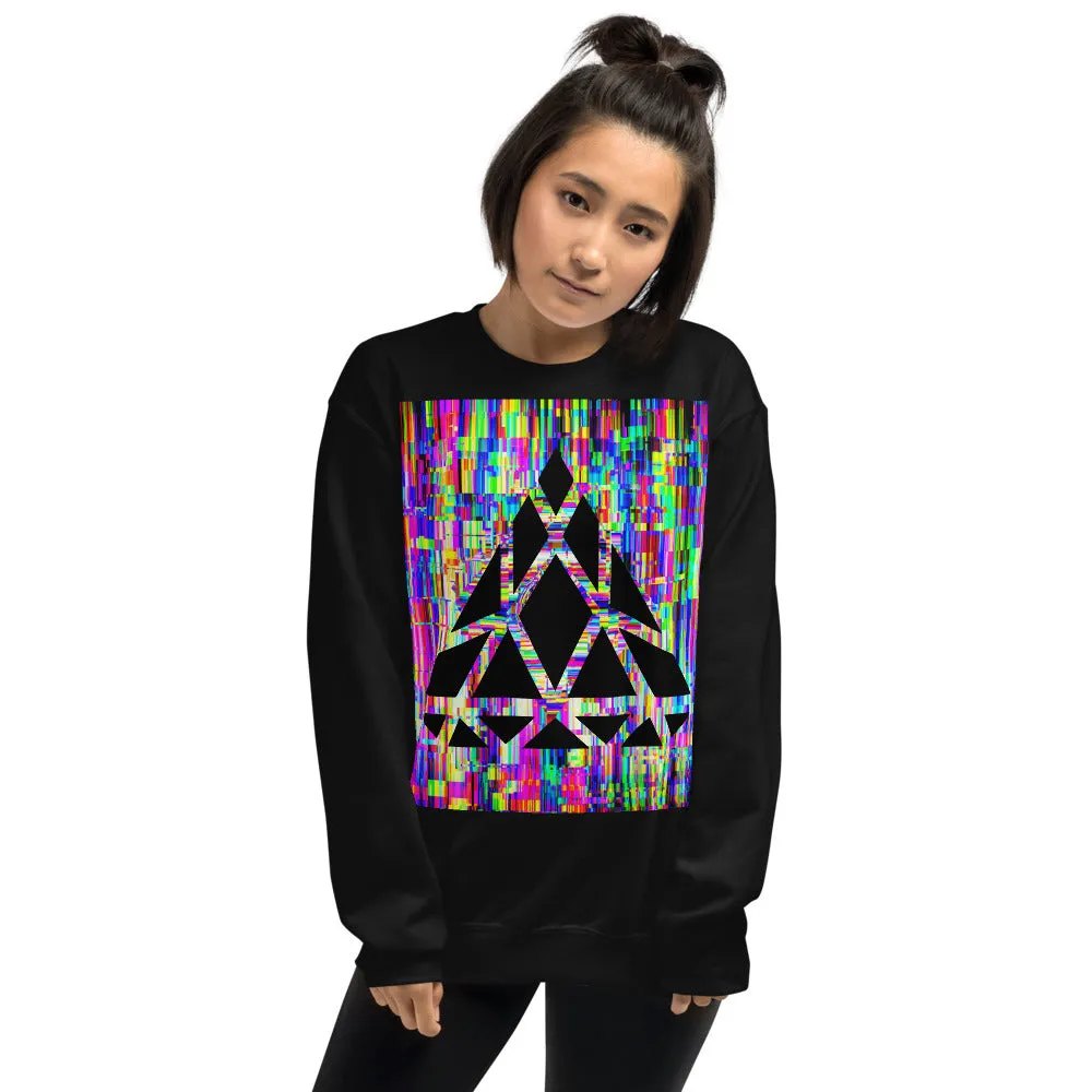 GEM GLITCH GRAPHIC SWEATSHIRT