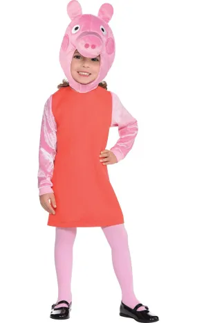 Girls Peppa Pig Costume