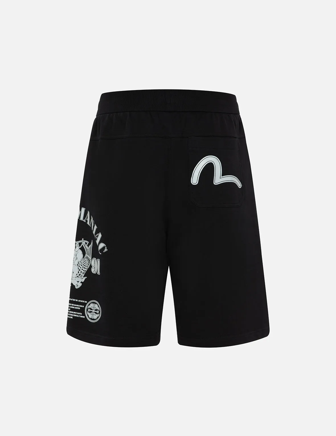 Godhead and Koinobori Reflective Print Relax Fit Sweat Shorts