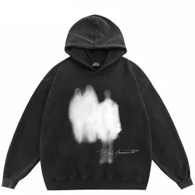 Gothic Washed Freak Ghost Protocol Hoodie