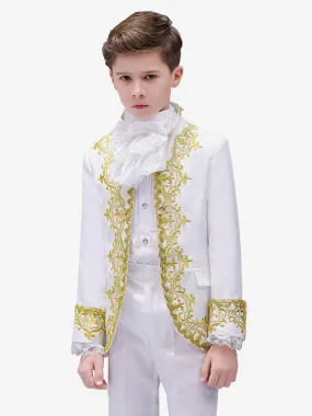 Halloween Costumes For Kids Palace Drama Performance Costume Inlaid Prince Charming Performance Dress