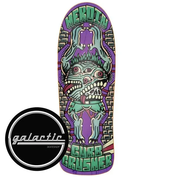 Heroin Curb Crusher X Cawe Deck 10.25