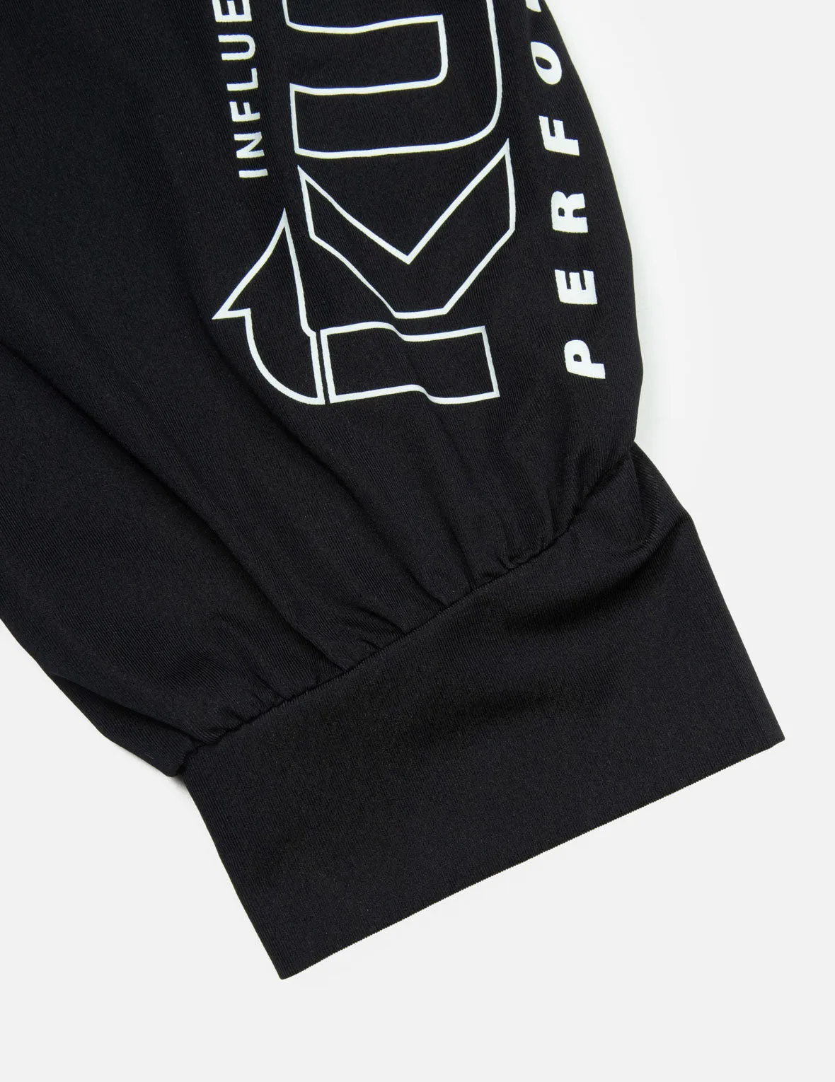 Hollow Logo Print and Reflective Details Regular Fit T-shirt