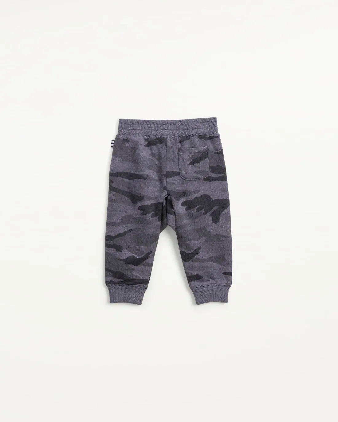 Infant Boy Blue Camo Jogger