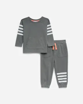 Infant Boys Oliver Stripe Jogger Set