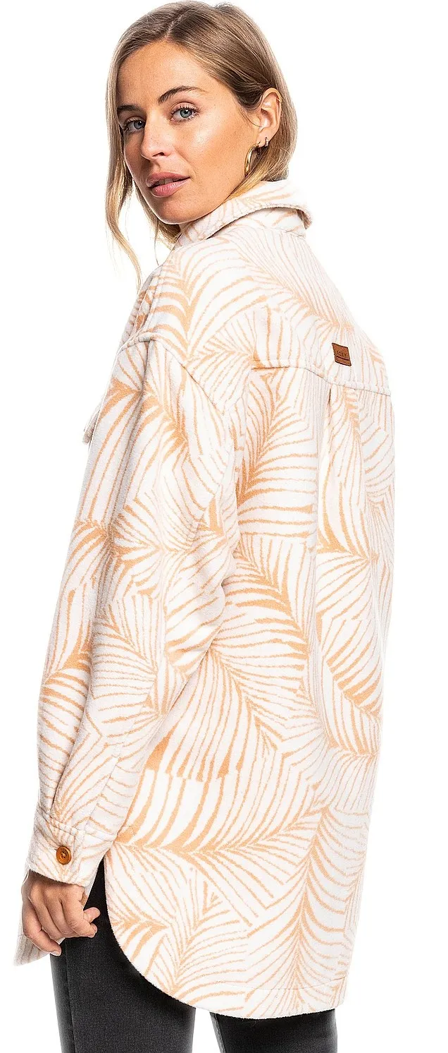 jacket Roxy Sound Of The Sea - CJJ8/Toast Palm Tree Dreams Jaquard - women´s