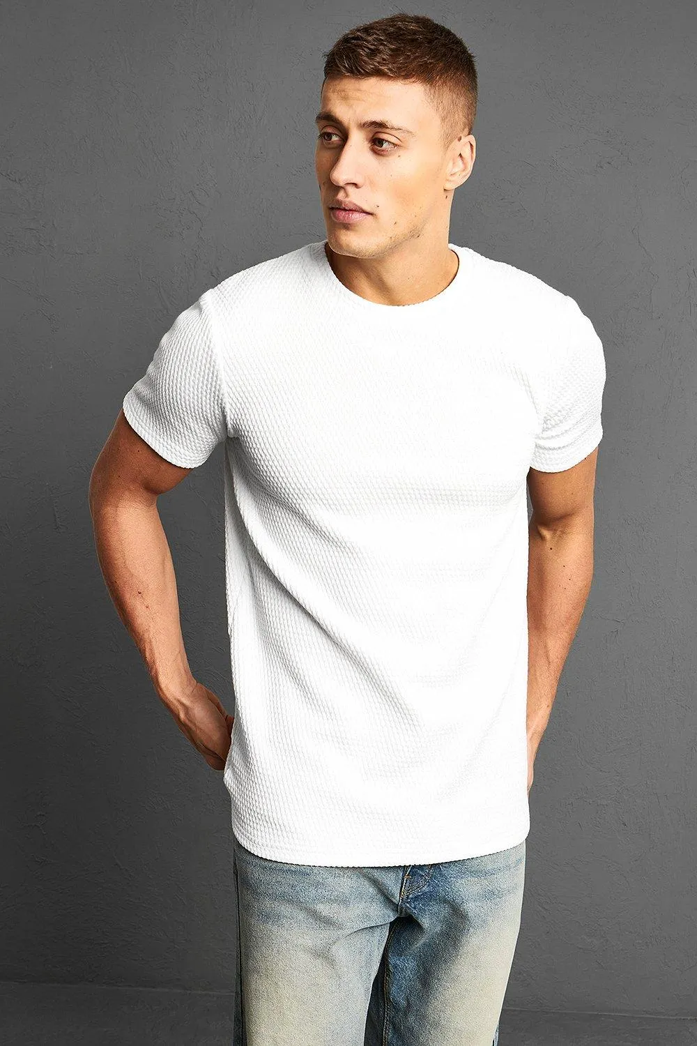 Jacquard Slim Fit T-shirt