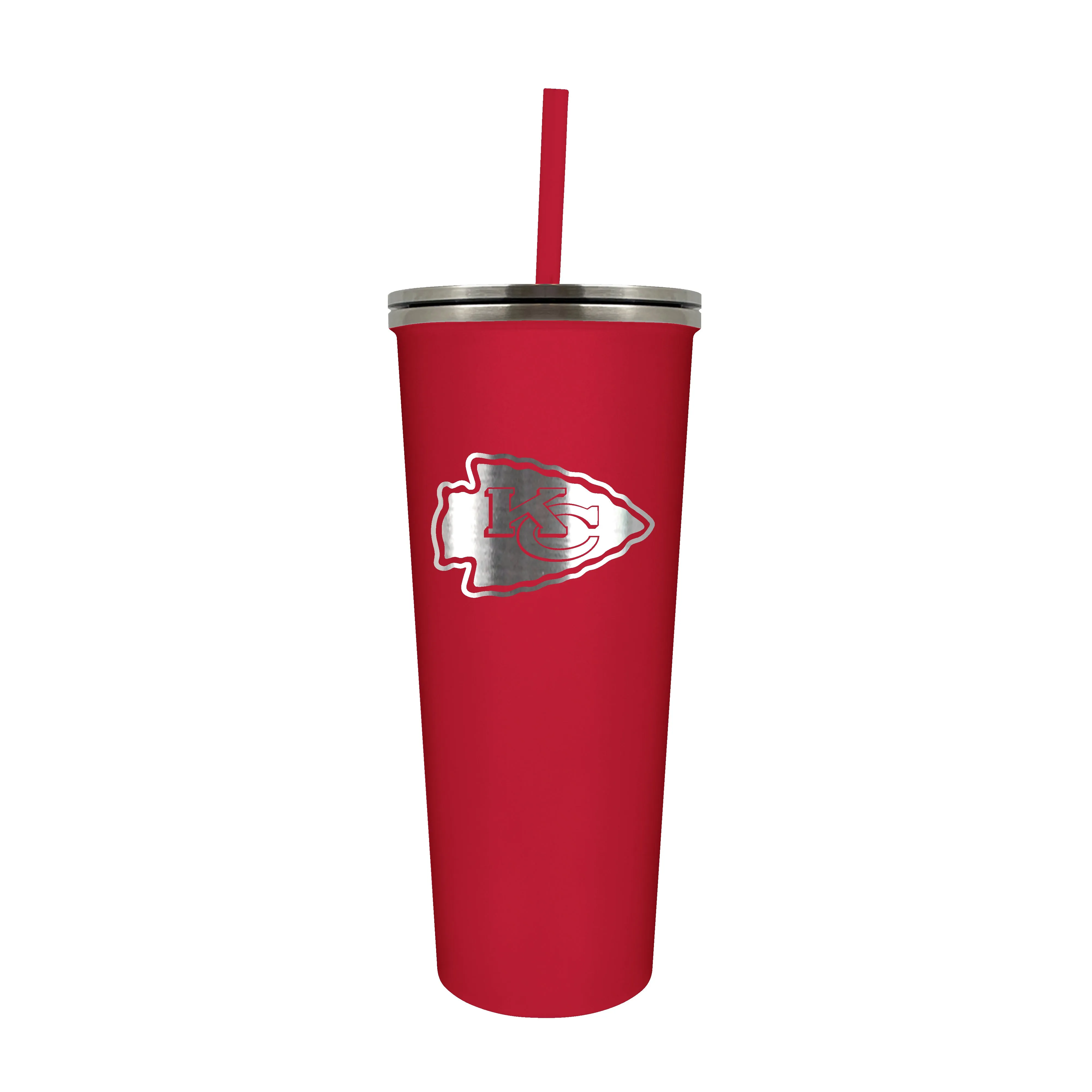 Kansas City Chiefs 24oz. Skinny Tumbler with Straw