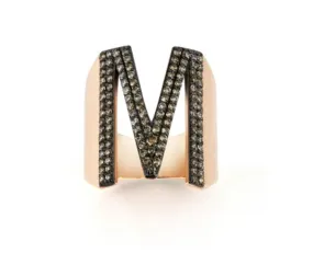 Kismet By Milka M Ring Champagne Diamond