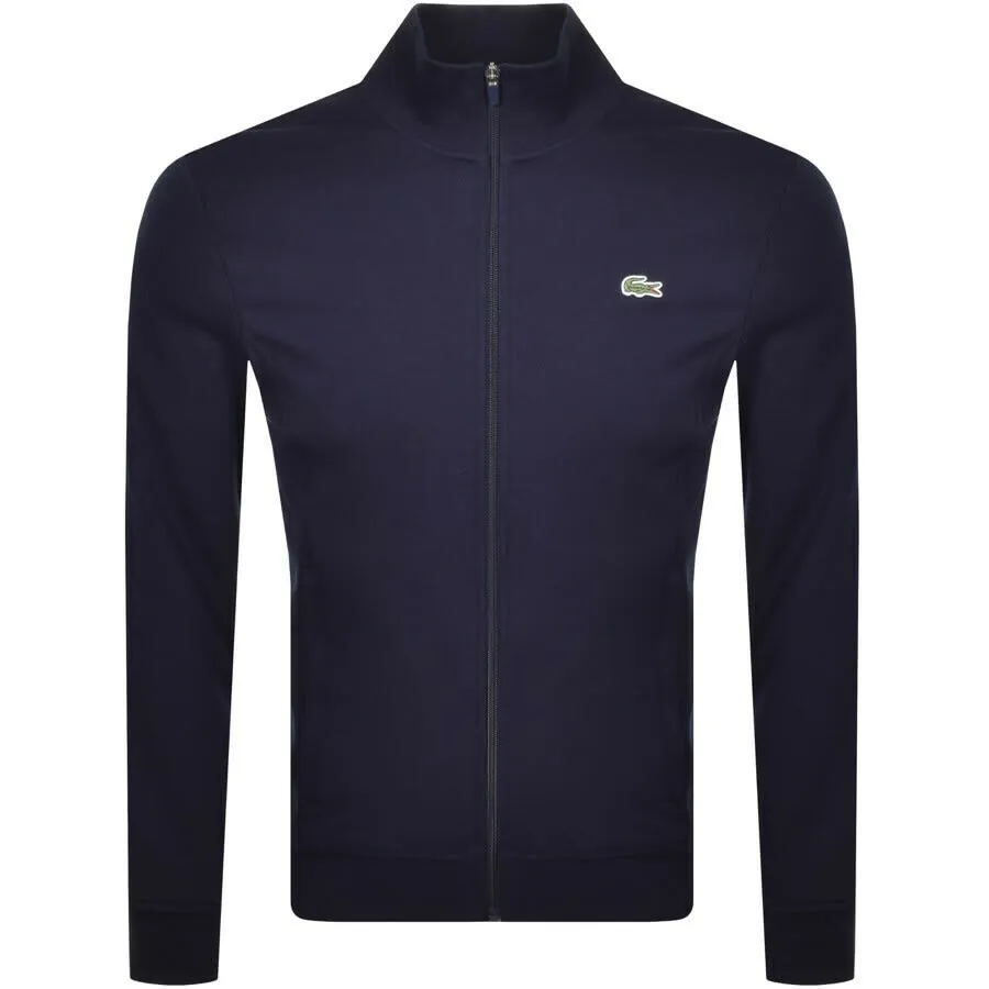 Lacoste Zip Up Sweatshirt Navy