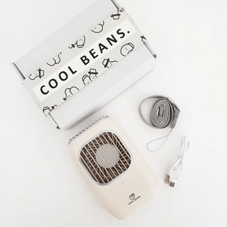 【Lazy Hands】COOL BEANS Hands Free / Desktop USB Rechargeable Mini Fan 免提/座檯小風扇