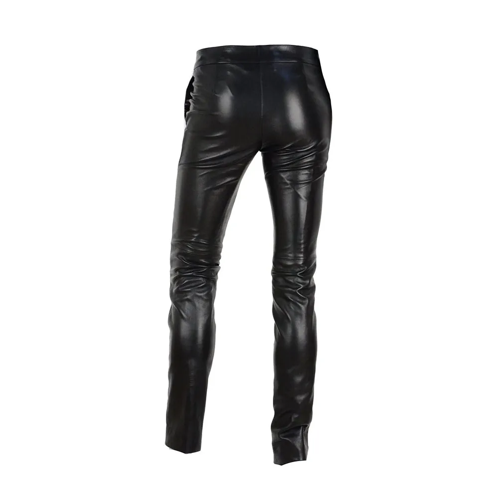 Leather Ladies Trouser Animated Skinny Fashion We4r