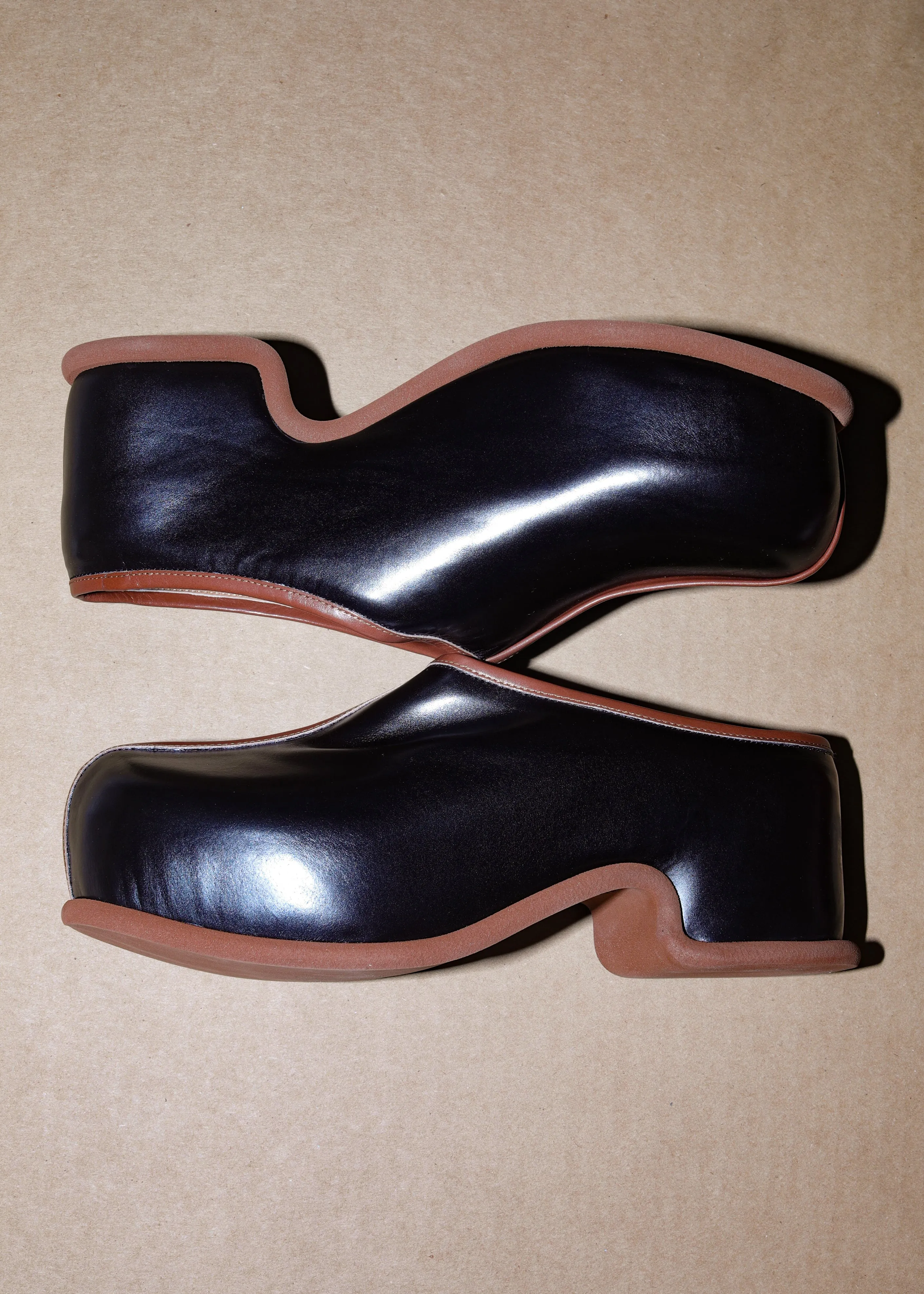 Leather Mule — Black