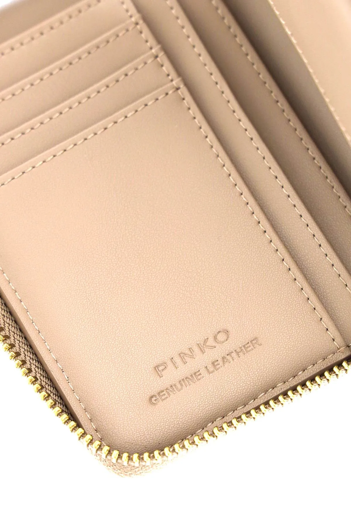 Leather Zip Around Wallet