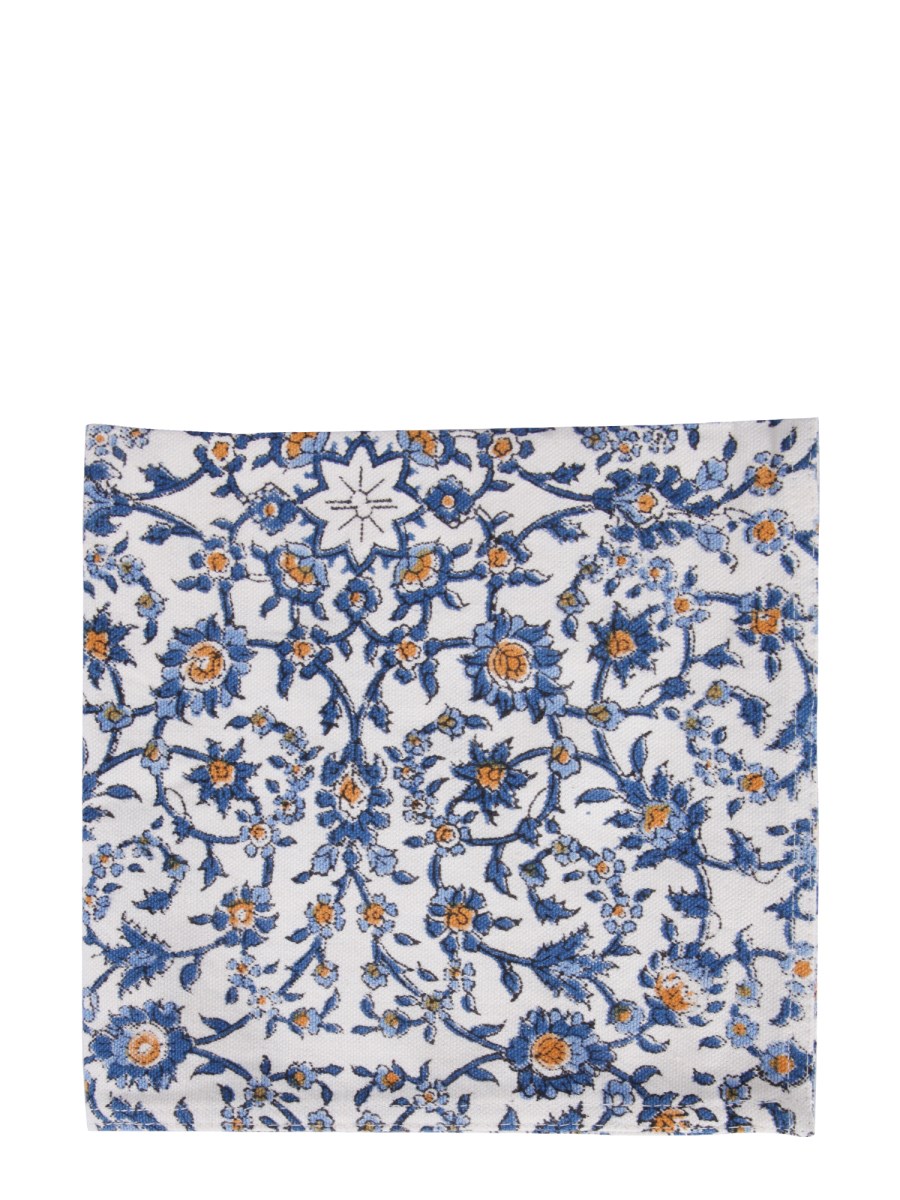 LES-OTTOMANS    COTTON NAPKIN WITH FLORAL PRINT