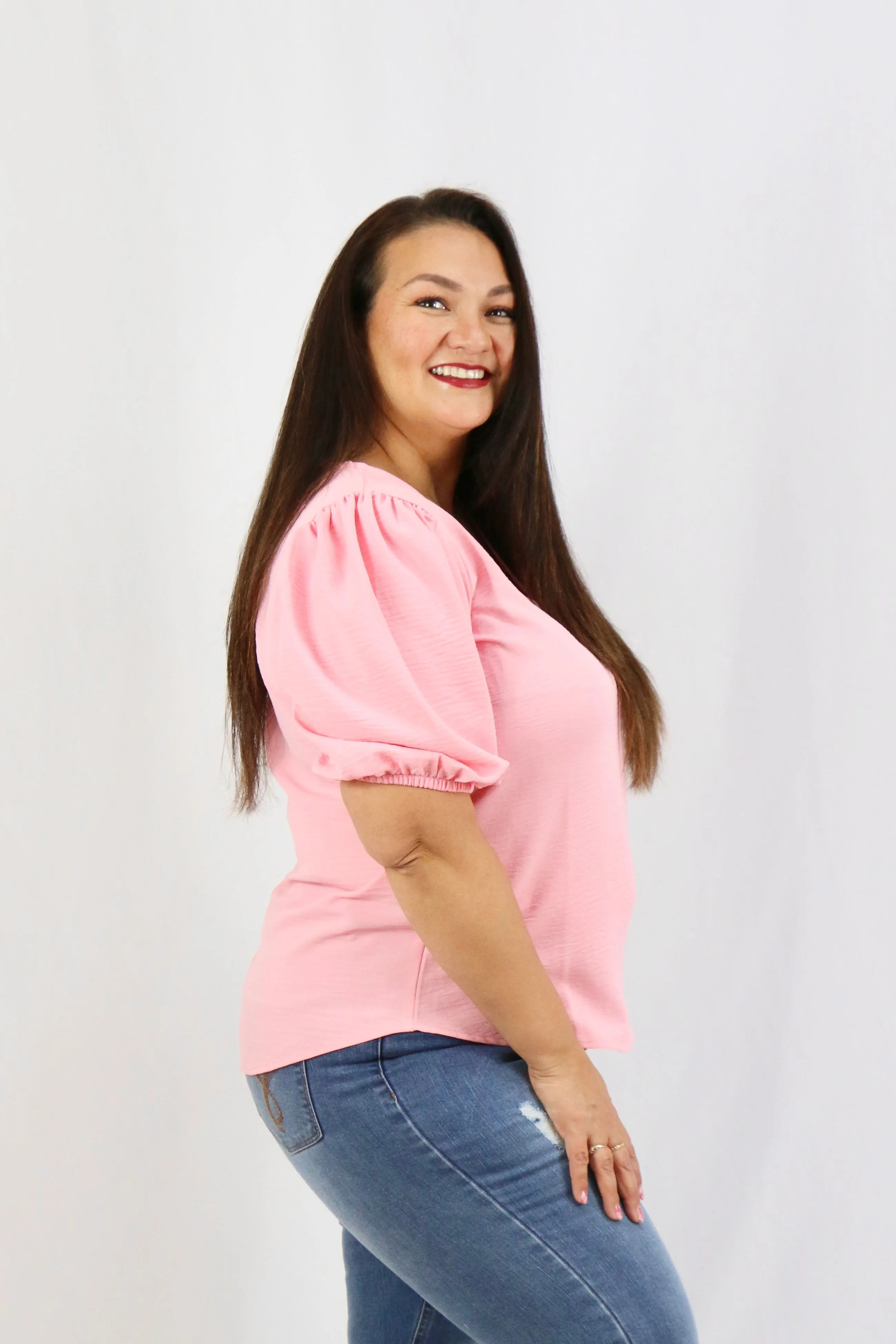 Lois Top - Dark Pink