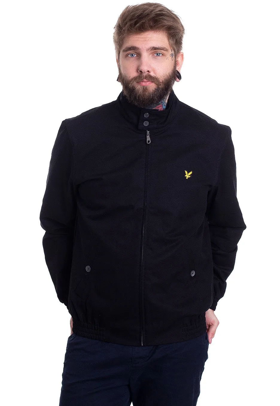 Lyle & Scott - Harrington Black - Jacket