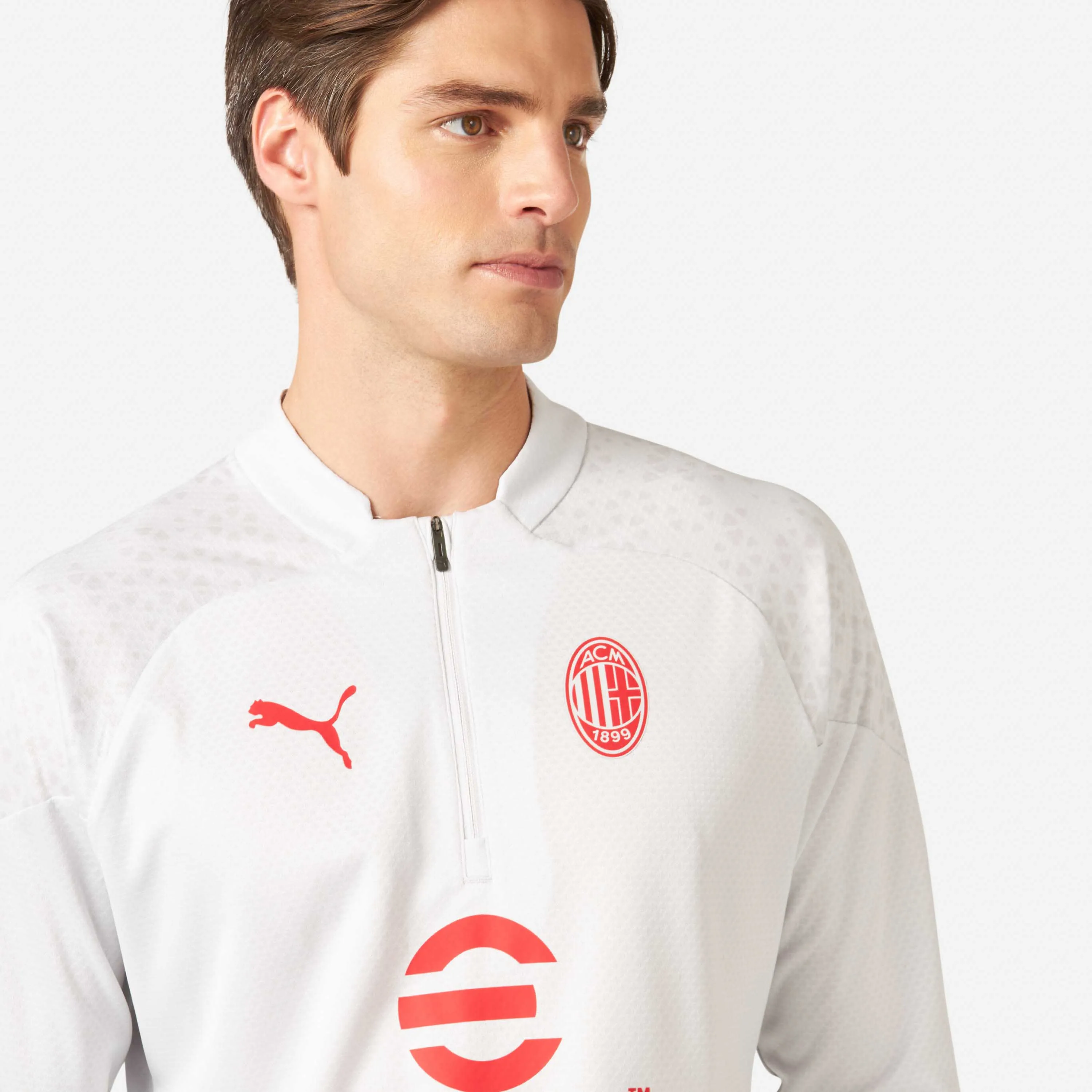 MAGLIA MILAN TRAINING 1/4 ZIP A MANICA LUNGA 2023/24